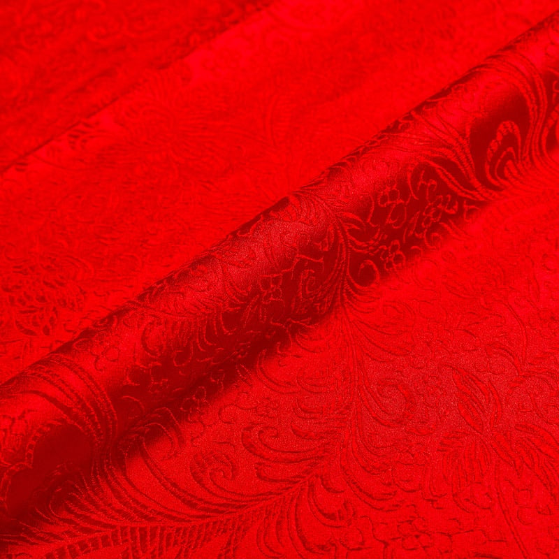 Imitation silk brocade jacquard fabrics